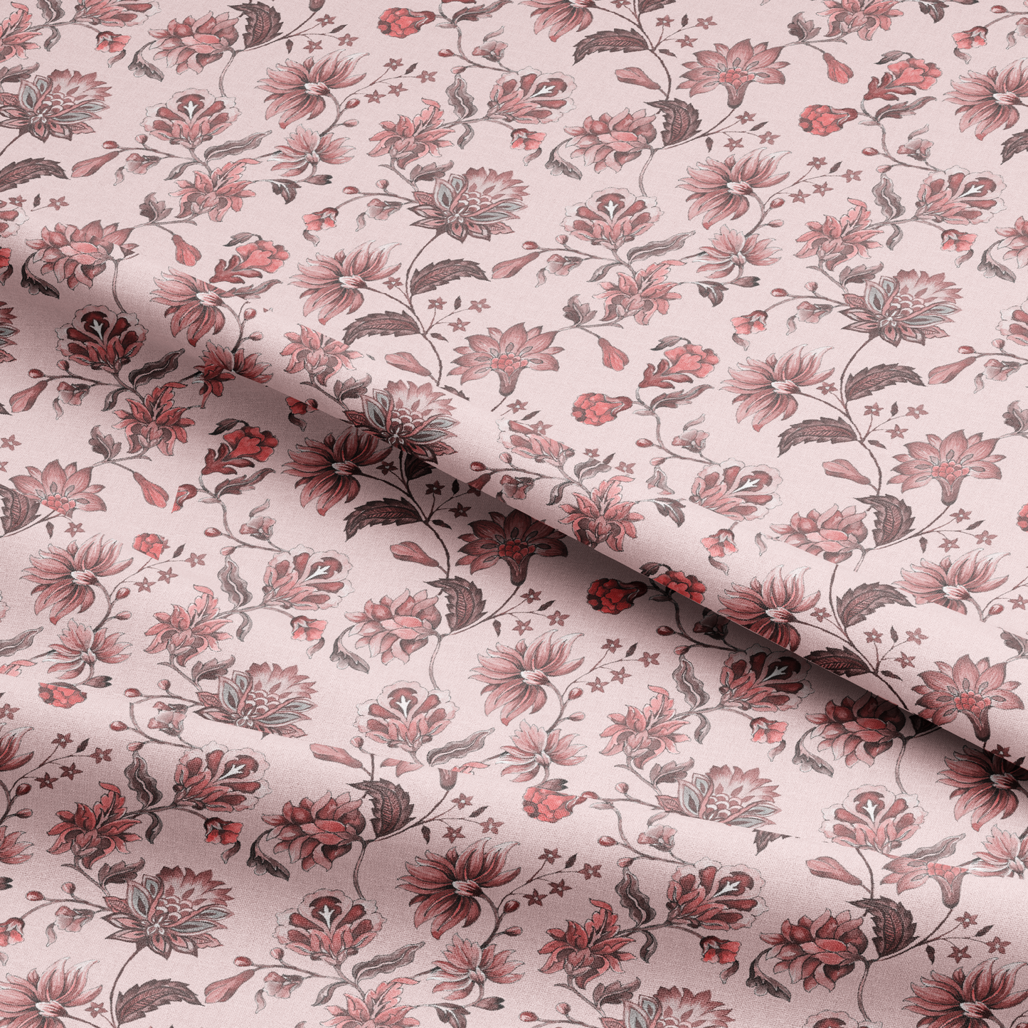 Jersey Flowers Patterned Digital Printed Fabric