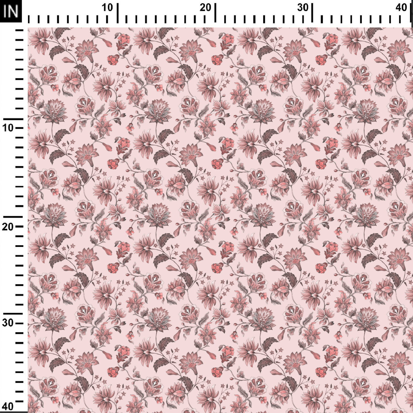 Jersey Flowers Patterned Digital Printed Fabric