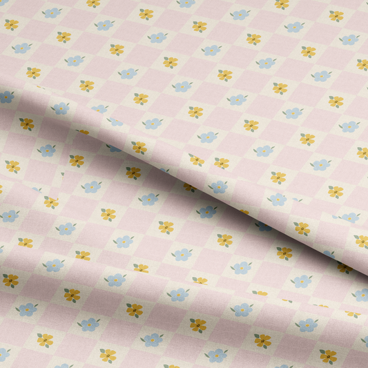 Floral Pattern Digital Printed Fabric