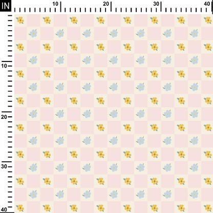 Floral Pattern Digital Printed Fabric