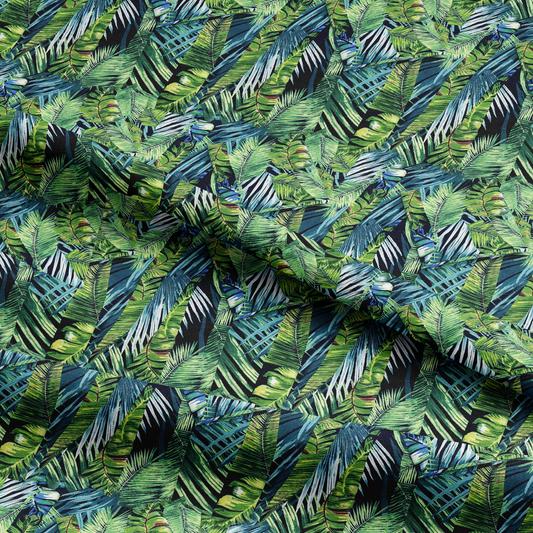 tropical leaves
artificial palm leaves
faux palm leaf
palm leaf fan
digital printed fabric
digi print
digital print
printed fabric
fabric
fabrica