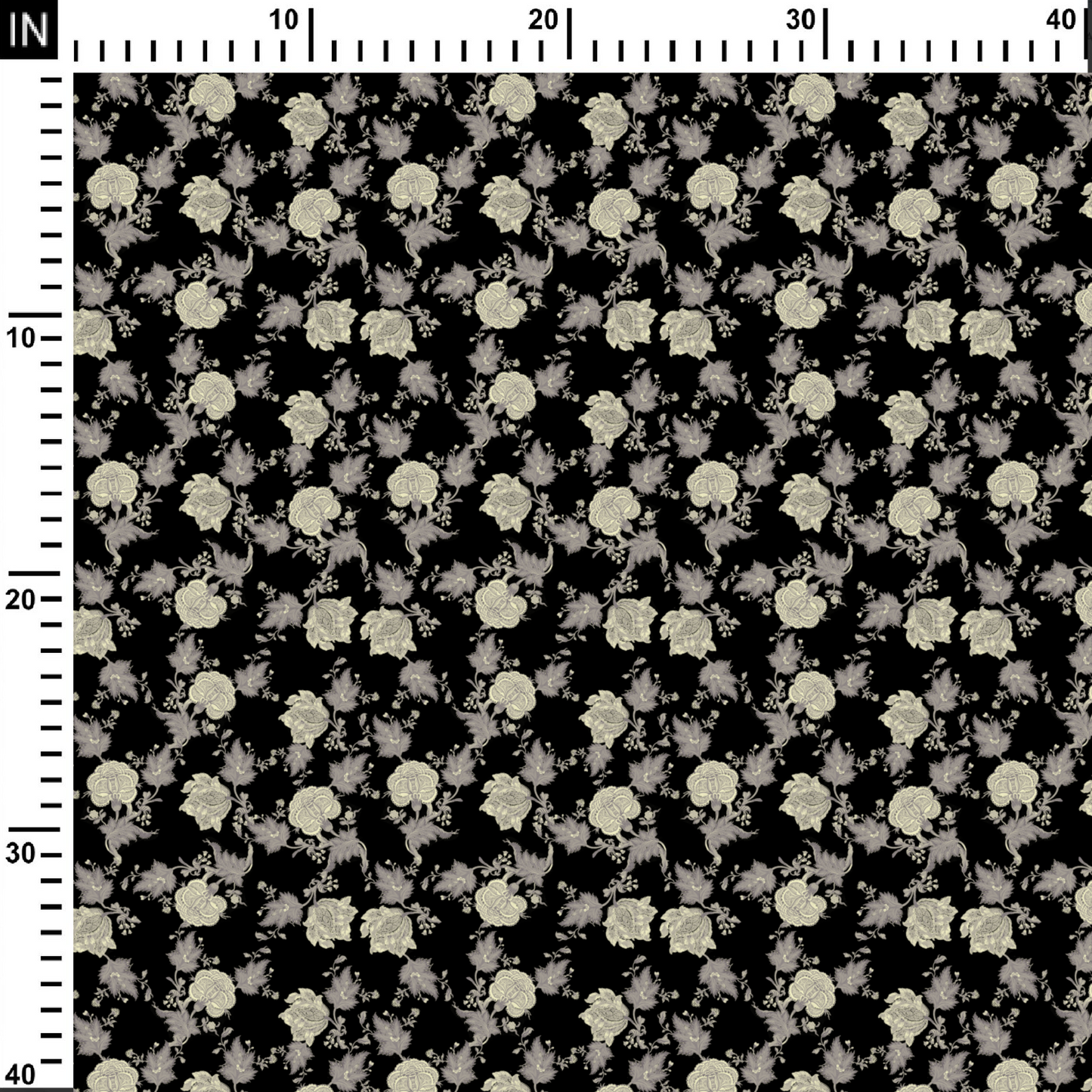 Flower Pattern Digital Printed Fabric