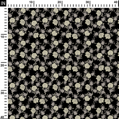 Flower Pattern Digital Printed Fabric