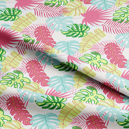 colorful Palm Digital Printed Fabric