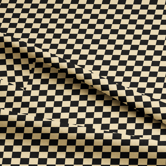 Chess Pattern Digital Printed Fabric