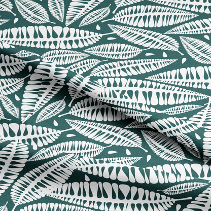 Leaf Tropical Digital Printed Fabric