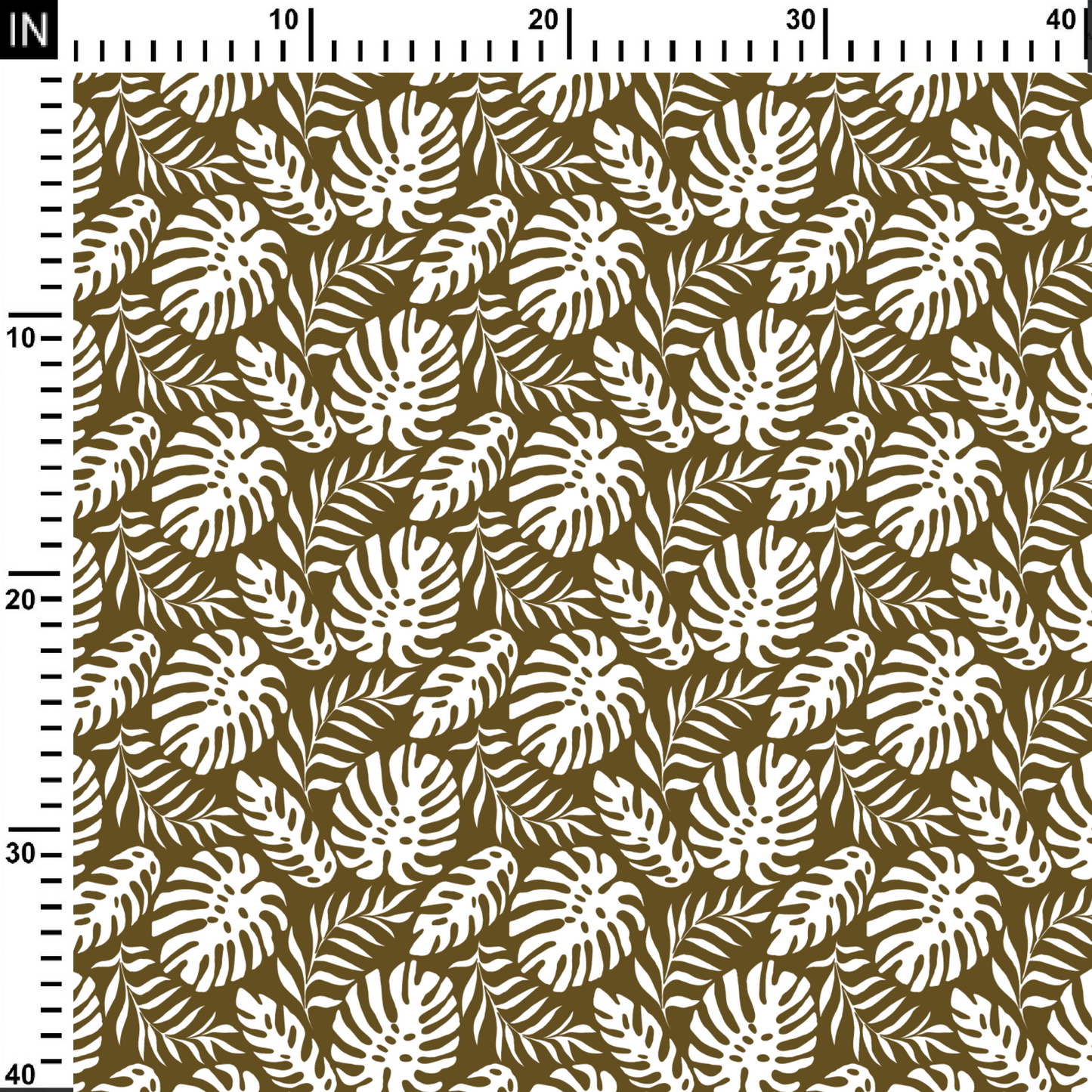 Leaf Contemporary Digital Printed Fabric