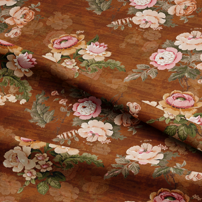 peach flowers
peach floral
peach flower arrangements
Caramel Brown And Peach Floral
digital printed fabric
digi print
digital print
printed fabric
fabric
fabrica